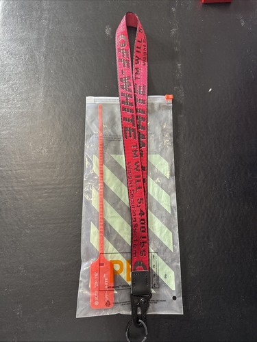 OFF-WHITE インダストリアルキーチェーン レッド