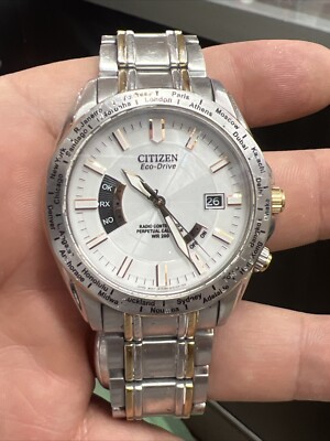 Citizen eco drive radio controlled perpetual calendar wr200 2025