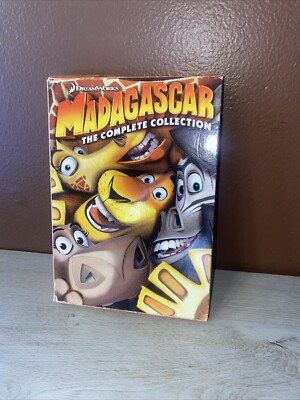 Madagascar The Complete Collection 4-Disc Set 2012 ~l