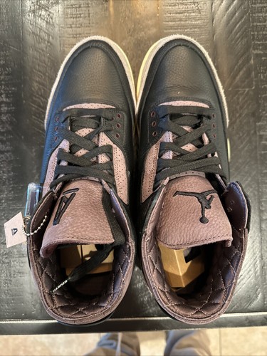 Pre-owned Jordan Size 12 - A Ma Maniére X Air  3 Retro While You Were Sleeping W In Black