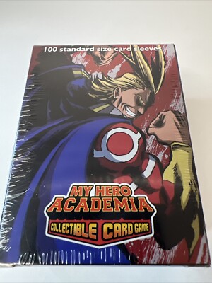 Dragon Shield 100 Deck Card Sleeves Art Matte My Hero Academia All Might Flex