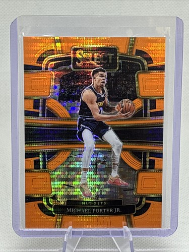 【75シリ】Michael Porter Jr. RC Select Prizm 2023-24 Panini Select # 23 Michael Porter Jr Blue Prizm