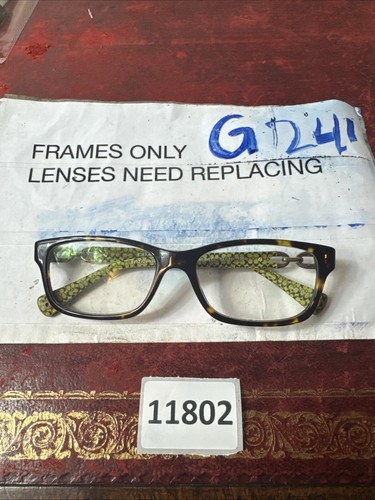 COACH EYEGLASSES FRAMES HC 6052 5232 DARK TORTOISE GREEN 52 COACH EYEGLASSES FRAMES HC 6052 5232 DARK TORTOISE GREEN 52