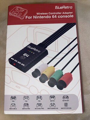 BlueRetro Wireless Controller Adapter For Nintendo 64 Console