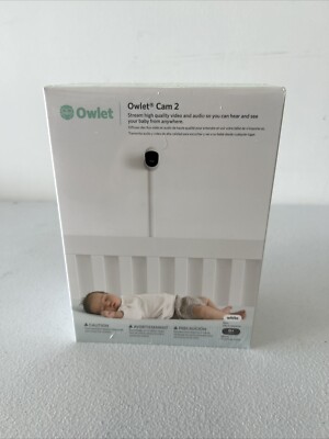 Owlet Owlet Cam 2 White 0+ Years Stream High Quality Video & Audio NEW IN BOX
