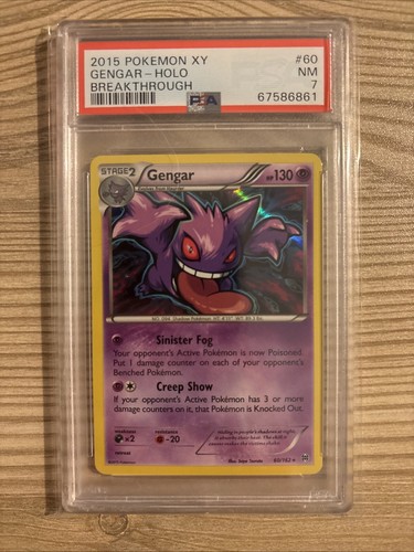 【PSA9】 GENGAR BREAKTHROUTH ゲンガー XY 英語版 PSA9】 GENGAR BREAKTHROUTH ゲンガー XY 英語版 Gengar 2015 XY