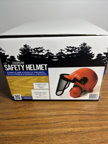 Trilink Chainsaw Safety Helmet With Ear Muffs PSH001TK NEW