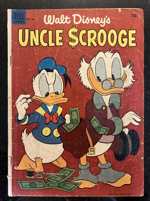 Walt Disney s Uncle Scrooge No. 4 1954 1st Solo Scrooge Title