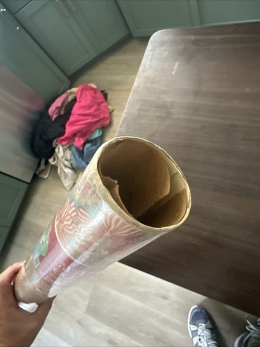 Vintage Santa Christmas Wrapping Paper Gift Wrap Roll  60SF Galaxy New