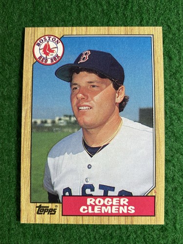 1987 Topps #340 Roger Clemens Boston Red Sox MLB | eBay