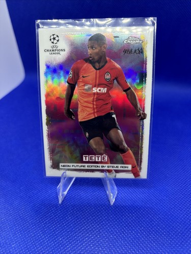 2021 Topps Chrome UEFA Aoki TETE Neon Future Edition NF-T | eBay