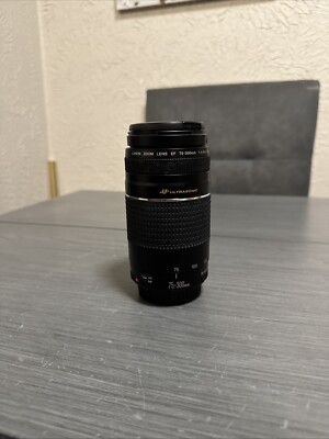 Canon Ultrasonic Zoom Lens EF 75-300mm 1:4-5.6 USM TESTED