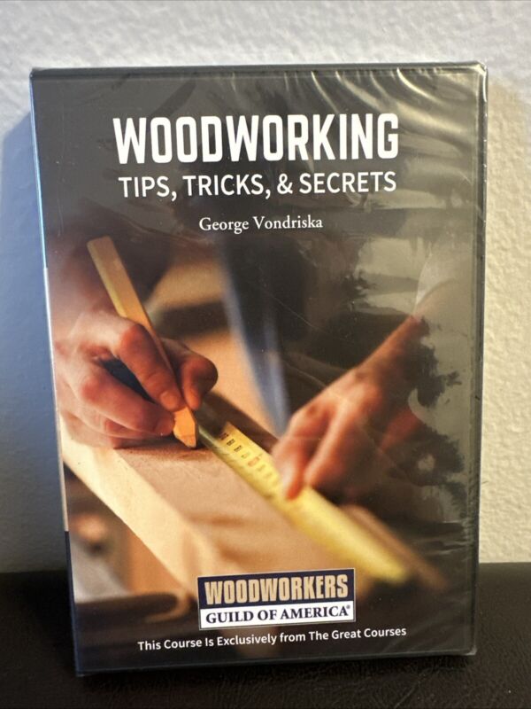 Woodworking Tips, Tricks, and Secrets by George Vondriska 4-DVDs NEW