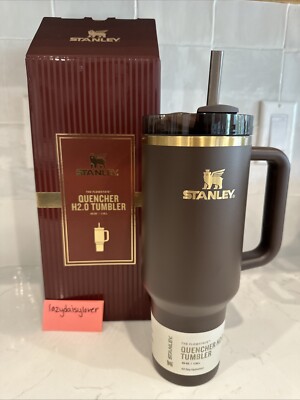 Stanley The Chocolate Gold Quencher H2.0 FlowState Tumbler | 40 OZ Confirmed NIB