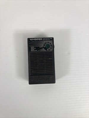 Vintage 1989 Whisper2000 Sound Modulator Hearing Amplification Model WS2000