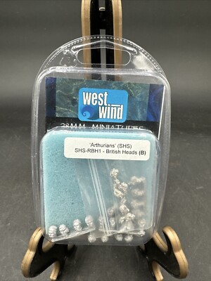 WEST WIND PRODUCTIONS 28mm MINIATURES  ARTHURIANS  (SHS) BRITISH HEADS SHS-RBH1