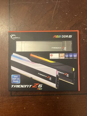 G.Skill Trident Z5 RGB Series 16GB 288-Pin SDRAM DDR5 6400 1.40V Desktop Mem L53