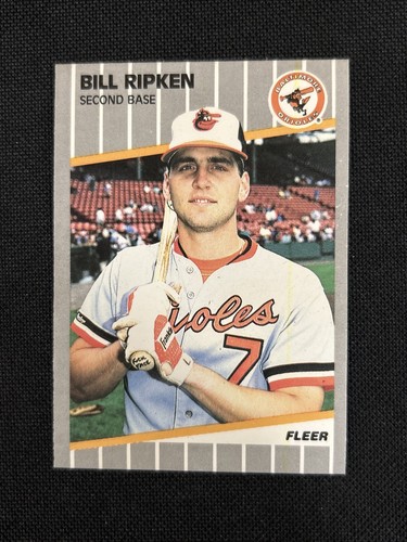 1989 Fleer #616 Bill Ripken FF Error Card Rare Yellow Stripe