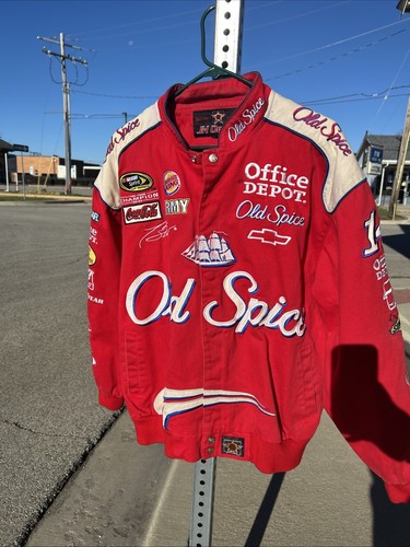 Vintage JH Design Tony Stewart Old Spice Nascar Jacket Vintage JH Design Tony Stewart Old Spice Nascar Jacket