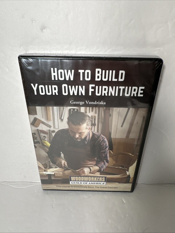 How to Build Your Own Furniture by George Vondriska (DVD,