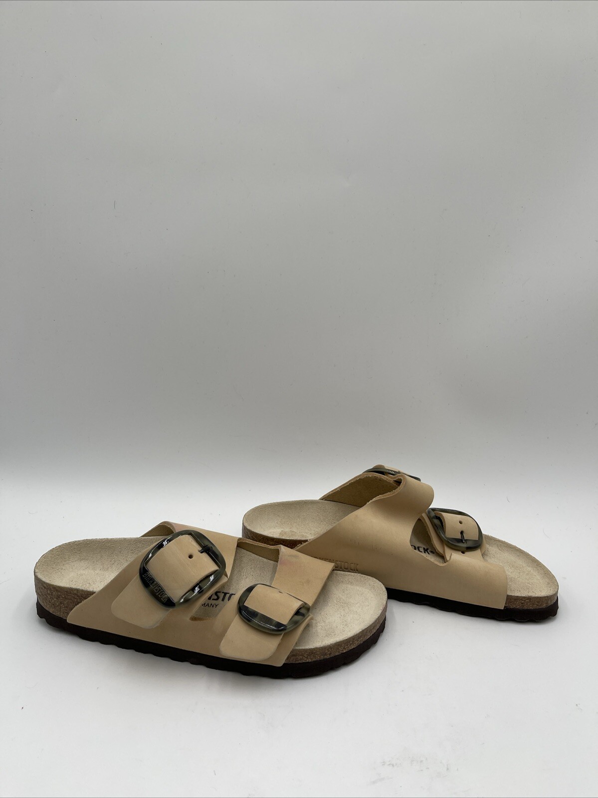 Women s Birkenstock Arizona Big Buckle Beige Size 36 eBay