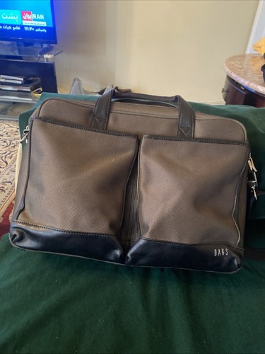 DAKS Tote Shoulder Bag Canvas /Nylon unisex Shoulder strap