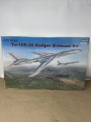 Trumpeter Tu-1 6K-26 Badger G Chinese H-6 Model Kit 1:72 No 12 01612 SEALED