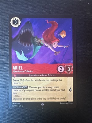 Ariel, Adventurous Collector - EN3 103 - NM - Disney Lorcana TCG