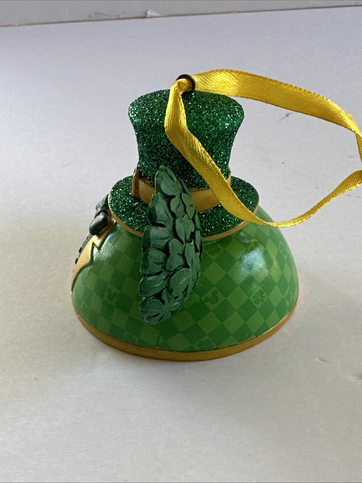 Disney Parks St. Patrick's Day Irish Green Clovers Hat Ornament Mickey Ears