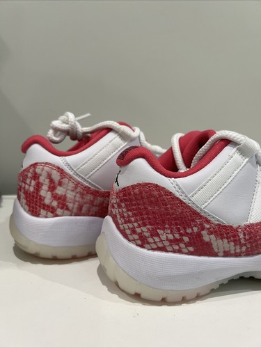 Pre-owned Jordan Nike Air  11 Retro Low Pink Snakeskin 2019 Ah7860-106 Women Size 6.5