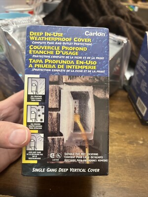Deep In-Use Vertical Duplex Weatherproof Cover by Carlon