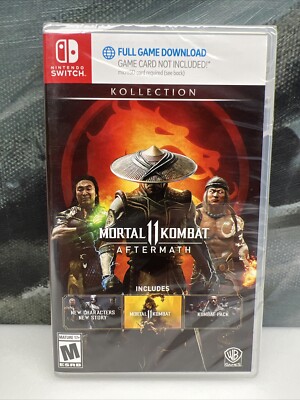 Mortal Kombat 11: Aftermath Kollection for Nintendo Switch New Card Not Included