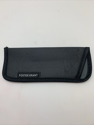 RT18 Foster Grant PAYTON BLACK Reading Glasses CASE ONLY Soft Sleeve Protective