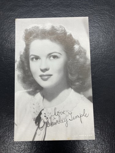 Actress Shirley Temple Arcade Card 5.25”x3.25” | eBay