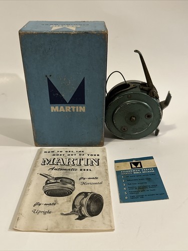 Vintage Martin Fly Reel #48 Automatic Mohawk New York USA Fly
