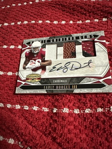 【レアモノ含む4CD】DOOLEY-O セット 2008 Donruss Gridiron Gear Gems 01/50 Early Doucet III #212