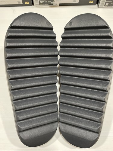 Pre-owned Adidas Originals Adidas Yeezy Slide Sandals Onyx Hq6448 Size 14 Brand In Box In Black