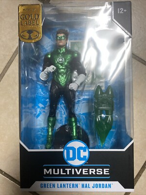 Mcfarlane DC Multiverse Green Lantern Hal Jordan Gold Label Figure