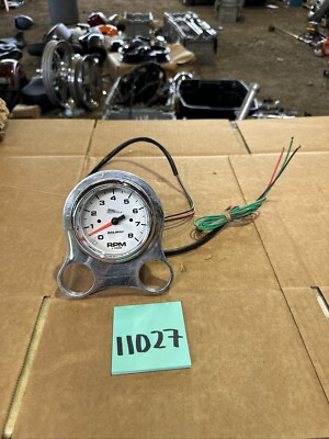Autometer Auto Meter Harley Pro Cycle Tach Tachometer Dragbike Drag Bike Gauge