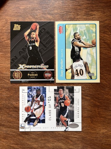 その他 TONY PARKER auto 3) Tony Parker Lot Rookie Xpectations Fleer Class Of 01