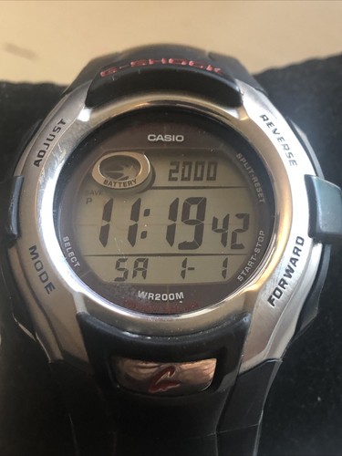 CASIO G-SHOCK G-7300-1 2534 Tough Solar Powered Data Memory