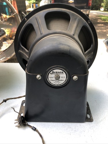 Jensen Concert Speaker A12 Electro-Dynamic Field Coil | eBay