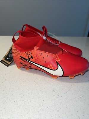 Nike Zoom Mercurial Superfly 9 CR7 Soccer Cleats Speed Crimson Sz 4Y FJ0353-600