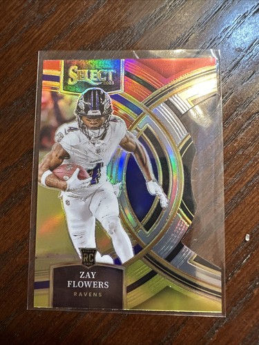 ZAY FLOWERS 2023 SELECT PREMIER LEVEL ROOKIE DIE CUT RED