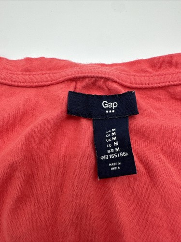 Gap Tank Top Women Medium Orange Solid Halter ..#16658