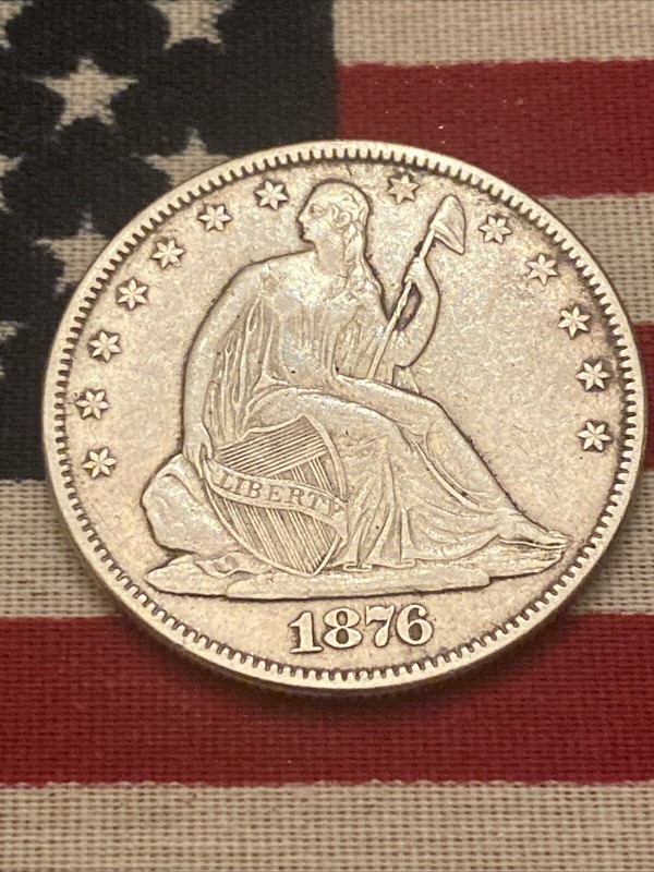 1876 P Seated Liberty Half Dollar!!!! AMAZING COIN!!! BETTER YEAR!!!