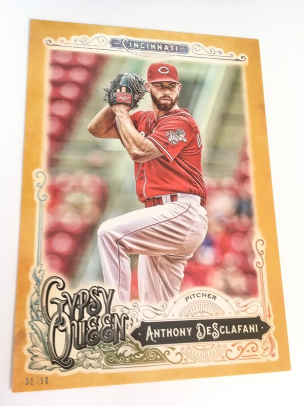 2017 Topps Gypsy Queen Jumbo 5x7 Anthony DeSclafani Reds 188 #'d
