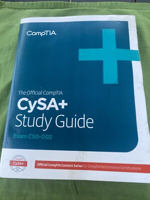 The Official CompTIA CySA+ Certification Self-Paced Study Guide (Exam CS0-002)