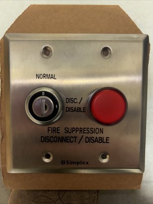 SIMPLEX 2080-9059 MAINTENANCE SWITCH W/LAMP, FLUSH