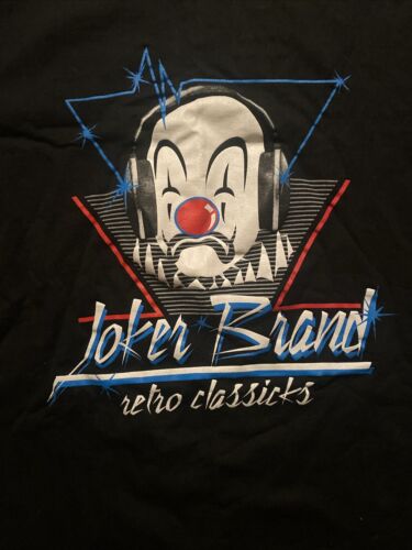 Joker Brand Clown Logo Mr Cartoon Joker XL Tee Shirt Retro Joker Brand Clown Logo Mr Cartoon Joker XL Tee Shirt Retro